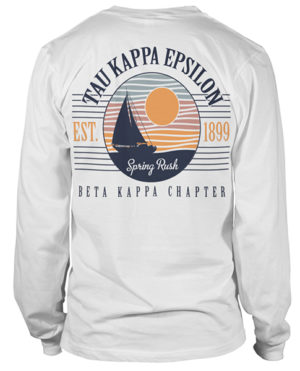 Teke Rush T-shirt with Sailboat