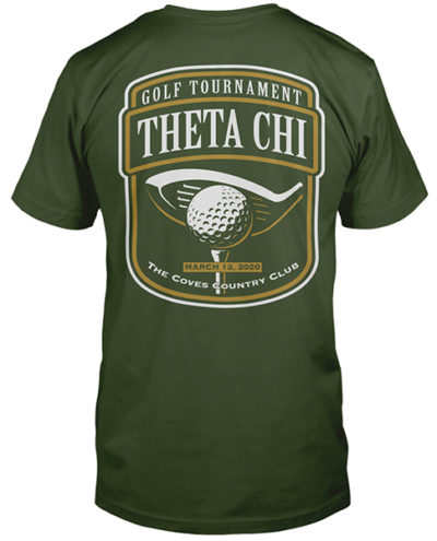 2792 Theta Chi Golf Tournament Shirt | Greek Shirts