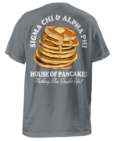 Sigma Chi Fundraiser Pancake T-shirt