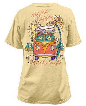 Sigma Kappa Beach Van T-shirt