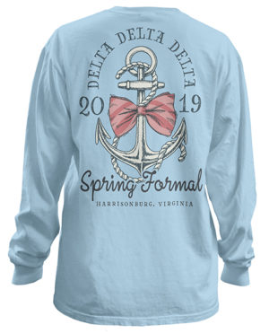 Tri Delta Anchor Formal T-shirt