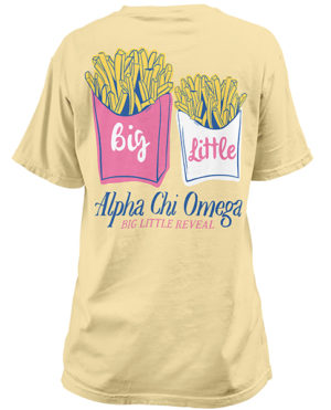 Big Little Reveal T-shirts French Fries