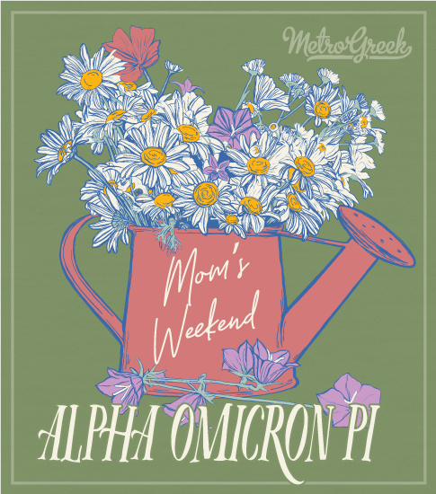 Alpha Omicron Pi Moms Weekend Shirt