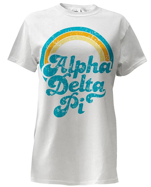 Alpha Delta Pi Rainbow T-shirt