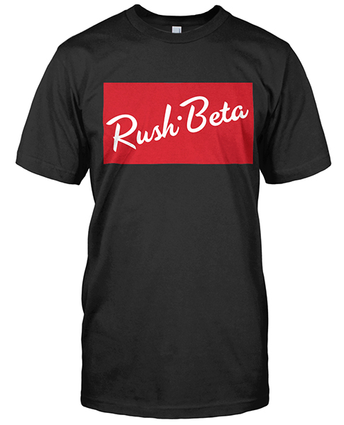 Beta Theta Pi Rush T-shirt with Sunglasses