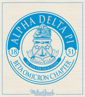 Alpha Delta Pi Crest T-shirt