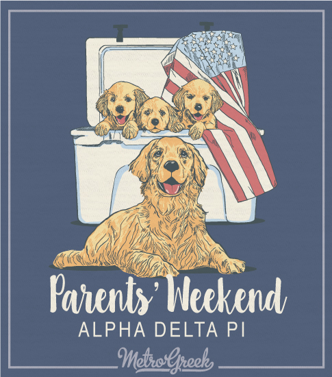 Alpha Delta Pi Parents Weekend Shirt