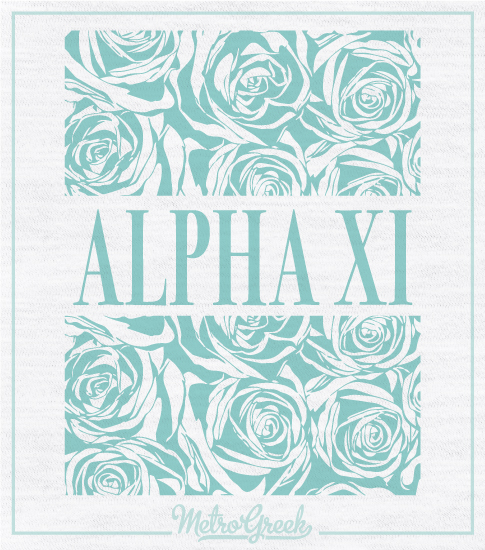 Alpha Xi Delta Floral Shirt