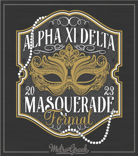 Alpha Xi Delta Masquerade Formal Shirt