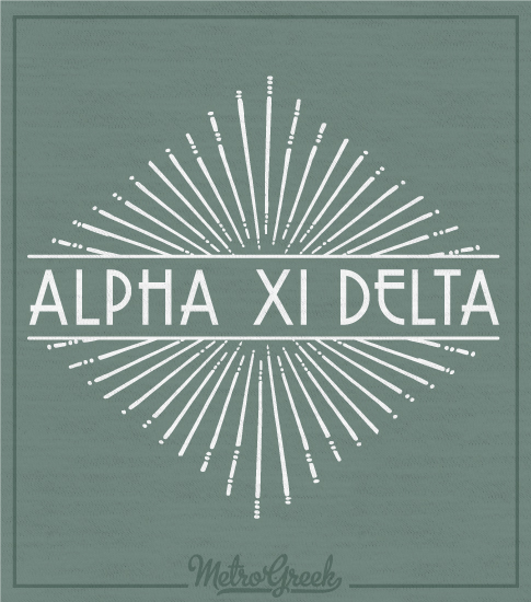 Alpha Xi Delta Sunburst T-shir
