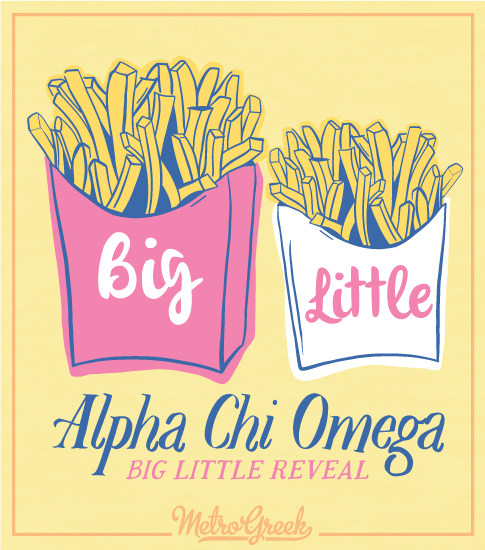 Big Little Reveal T-shirts French Fries