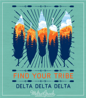 Delta Delta Delta Find Your Tribe T-shirt