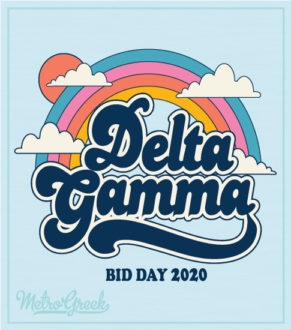 1779 Delta Gamma Rainbow T-shirt | Metro Greek
