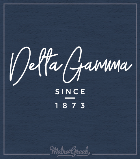 Delta Gamma Founders Script Shirt