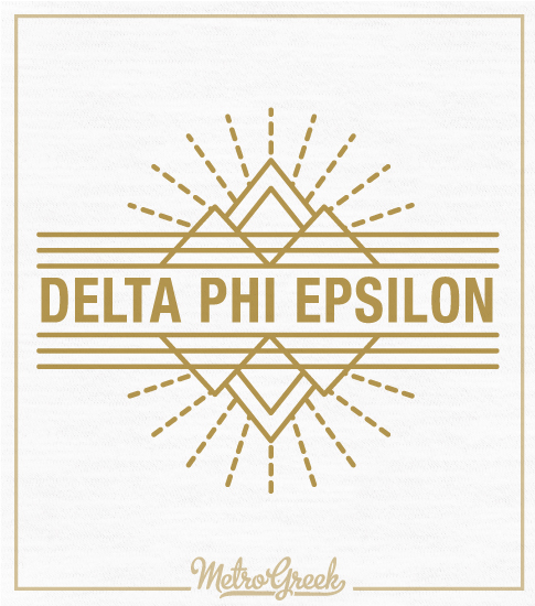 Delta Phi Epsilon Gold Foil T-shirt