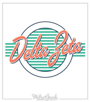Delta Zeta Retro Seventies T-shirt