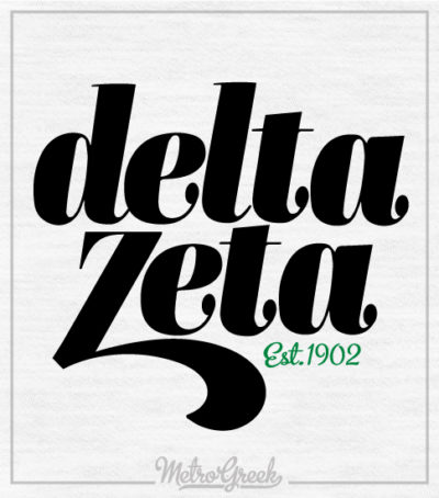 1524 Delta Zeta Ringer T-shirt | Metro Greek