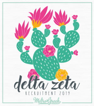 Delta Zeta Recruitment Cactus Shirt