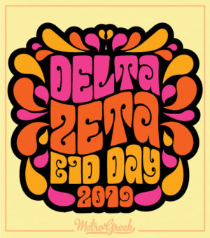Delta Zeta Sixties Bid Day Shirt