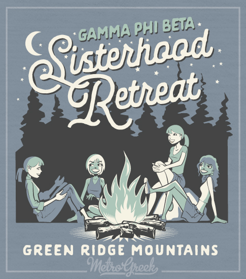 Gamma Phi Beta Sisterhood Retreat Shirt