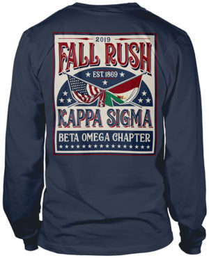 Kappa Sigma Rush Shirt Flags