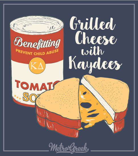 Kappa Delta Grilled Cheese Fundraiser Shirt