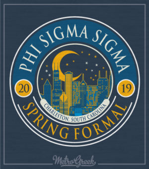 Phi Sigma Sigma Sorority Formal T-shirt