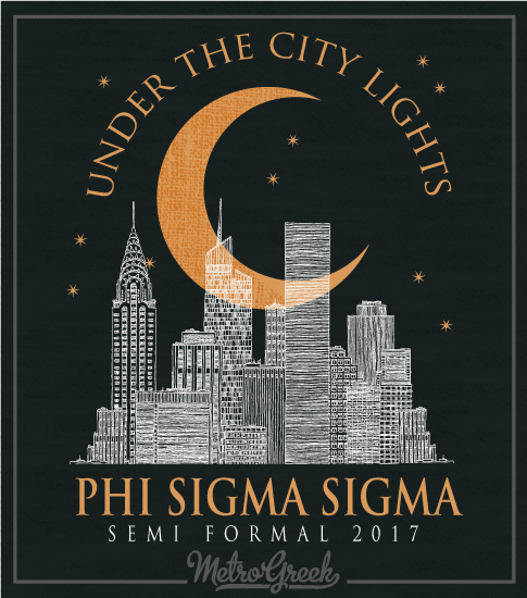 Phi Sigma Sigma Formal T-shirt