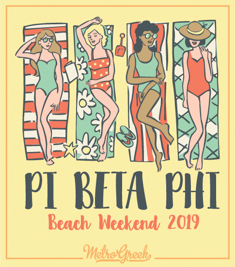 Pi Beta Phi Beach weekend T-shirt