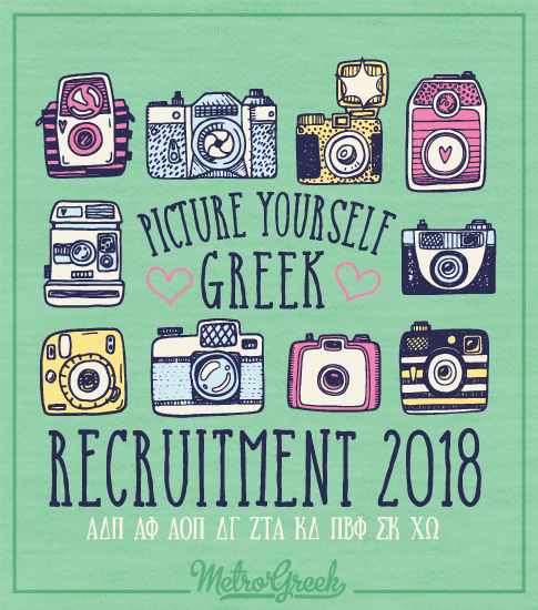 Picture Yourself Greek Recruitment T-shirt