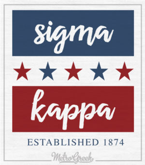 Sigma Kappa American Style T-shirt