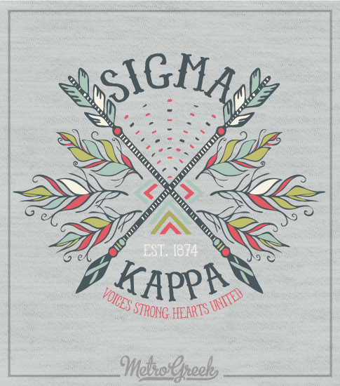 Sigma Kappa Crossed Arrow Shirt