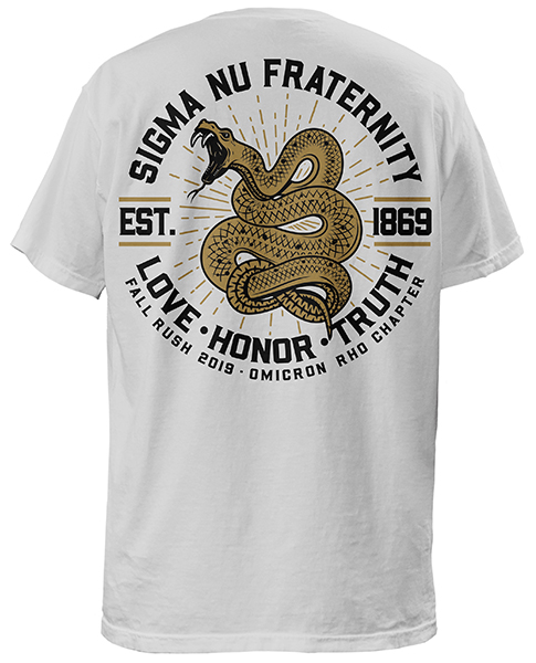 Sigma Nu Snake Rush Shirt