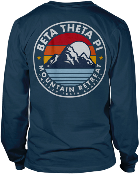 Beta Theta Pi Fraternity Retreat Shirt