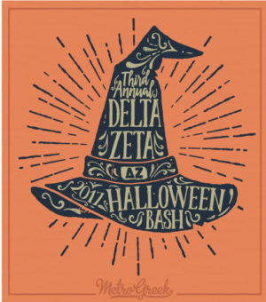 Delta Zeta Witches Hat Halloween Shirt