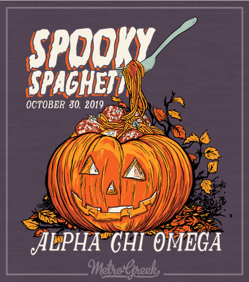 Spooky Spaghetti Pumpkin Shirt
