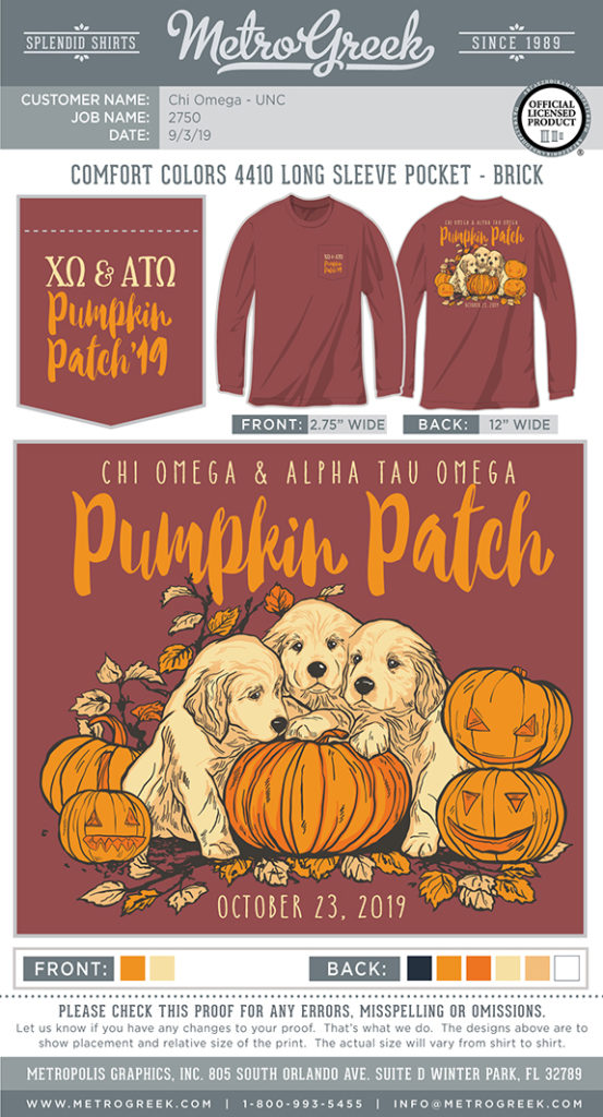Puppies and Pumpkin Patch Shirt