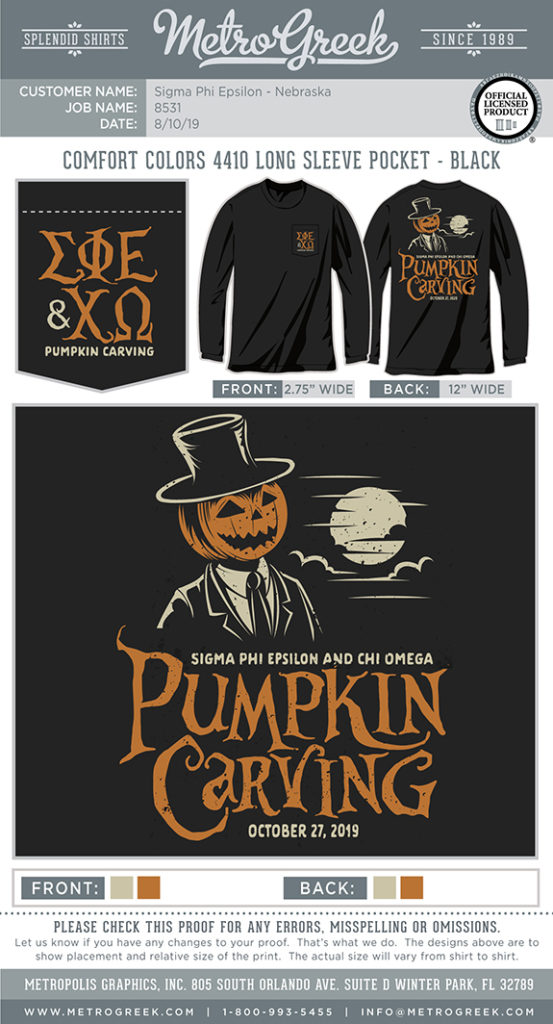 Sig Ep Pumpkin Carving Shirt