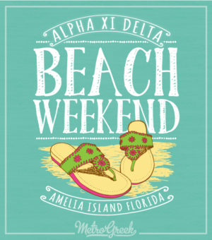 Alpha Xi Delta Beech Weekend Shirt
