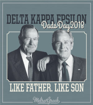 Bush Father and Son Dads Day shirt