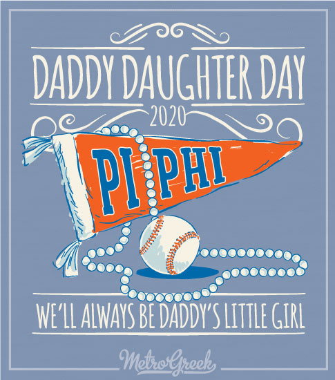 Daddy Daughter Shirt Pi Phi Pennant