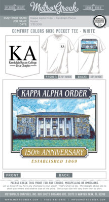 KA Chapter Anniversary Shirt