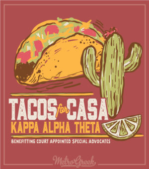 Kappa Alpha Theta Casa Fundraiser Shirt