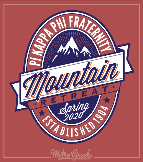 Pi Kappa Fraternity Mountain Retreat Shirt