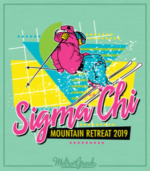 Sigma Chi Eighties Mountain Retreat Shirt