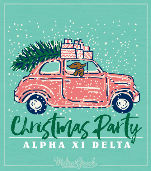 Alpha Xi Delta Christmas Party Shirt