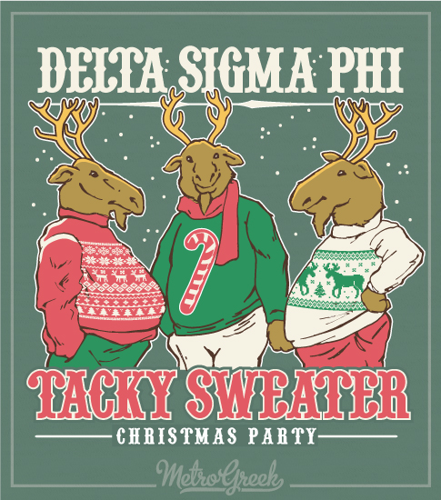 Delta Sigma Phi Tacky Sweater Party