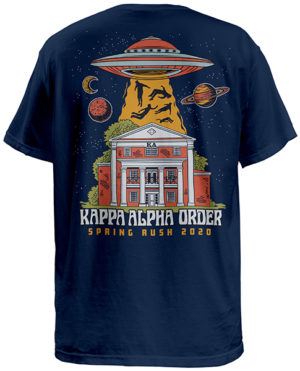 Kappa Alpha Rush Shirt With UFO