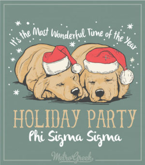 Phi Sigma Sigma Christmas Party Shirt