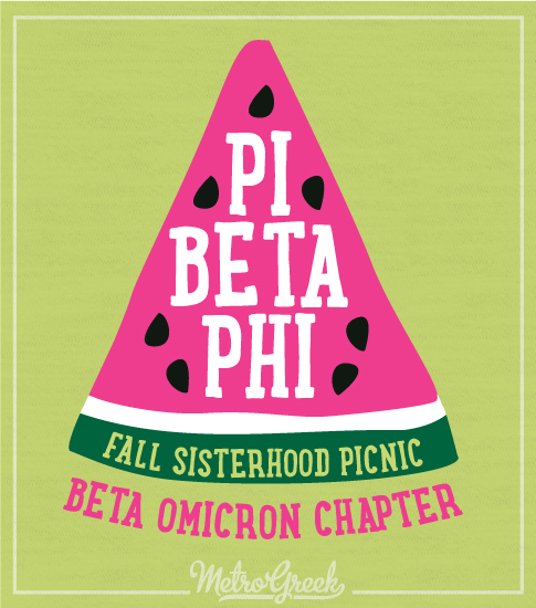 Pi Beta Phi Watermelon Picnic Shirt